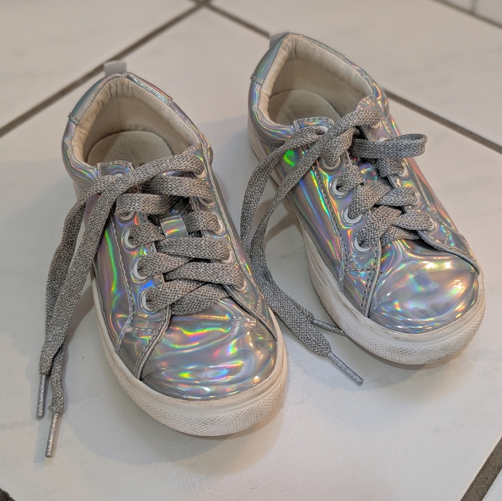 Gap Kids metallic sneaker - girls size 12 - barely worn